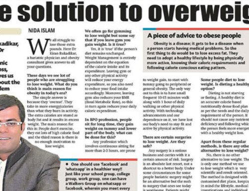 The Solution to Overweight